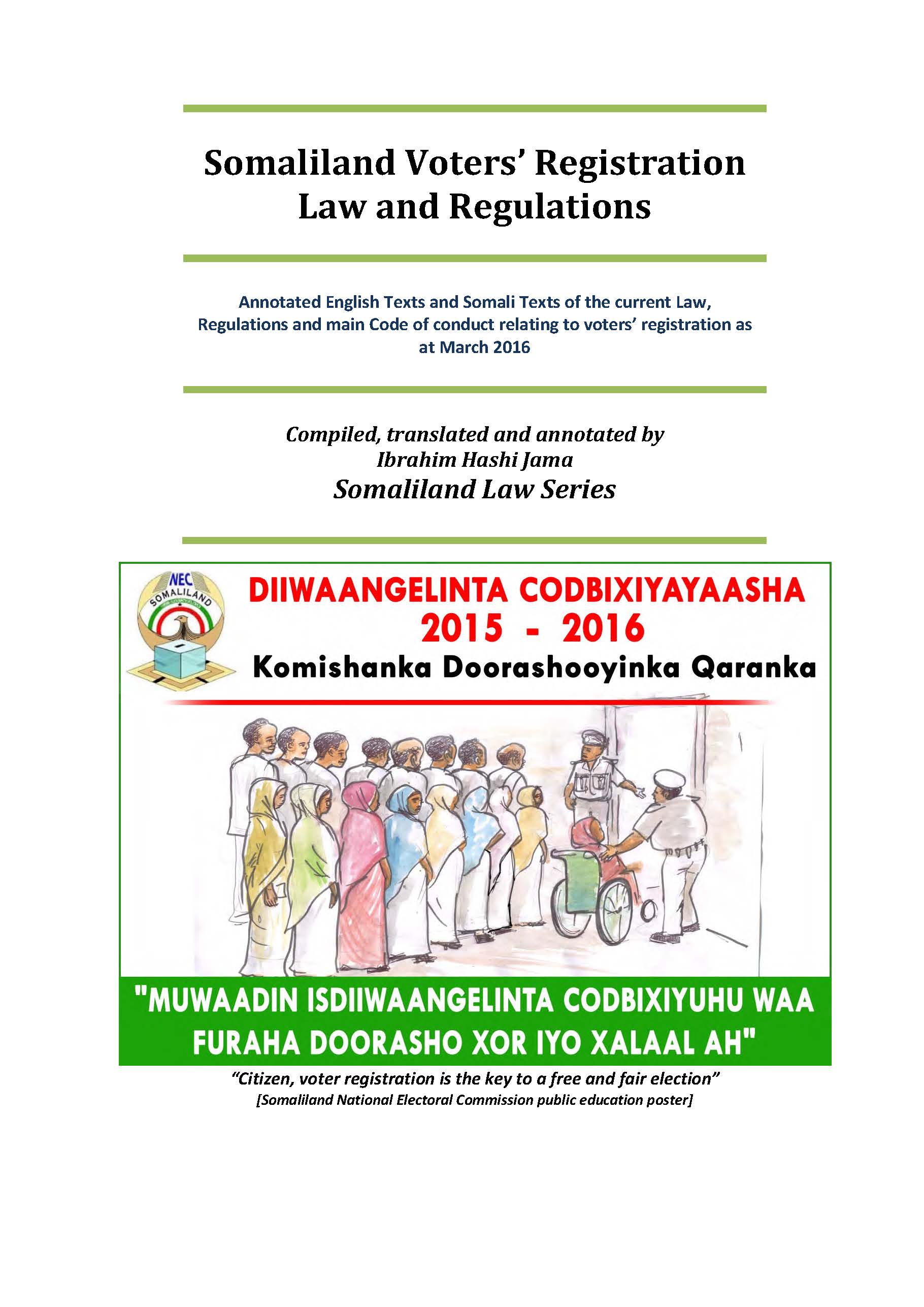 Somaliland VR Law & Regs Comp cover